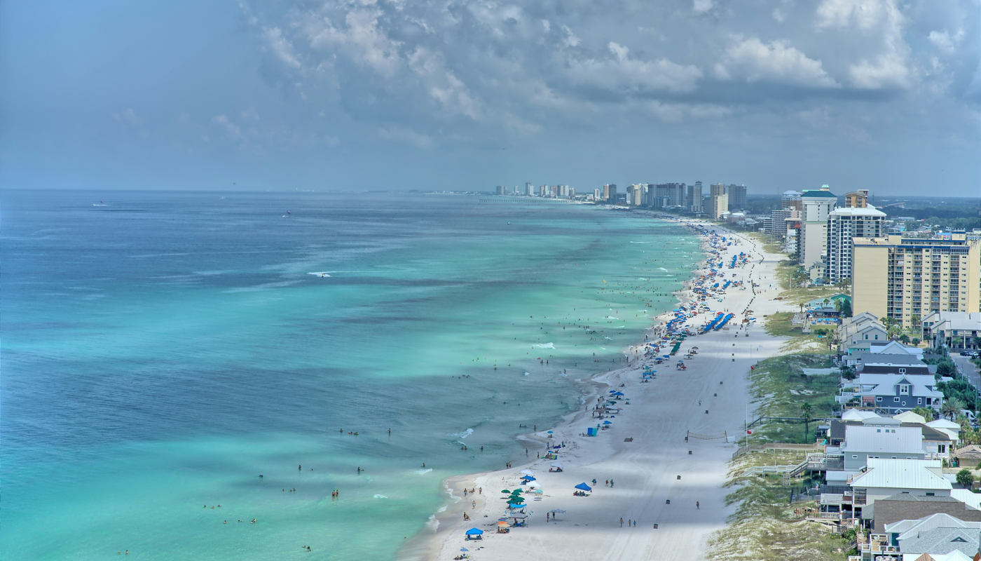 aerial view of northwest florida